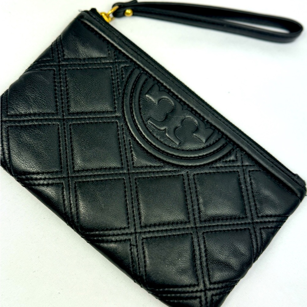 Tory Burch Black Fleming Soft Wrislet